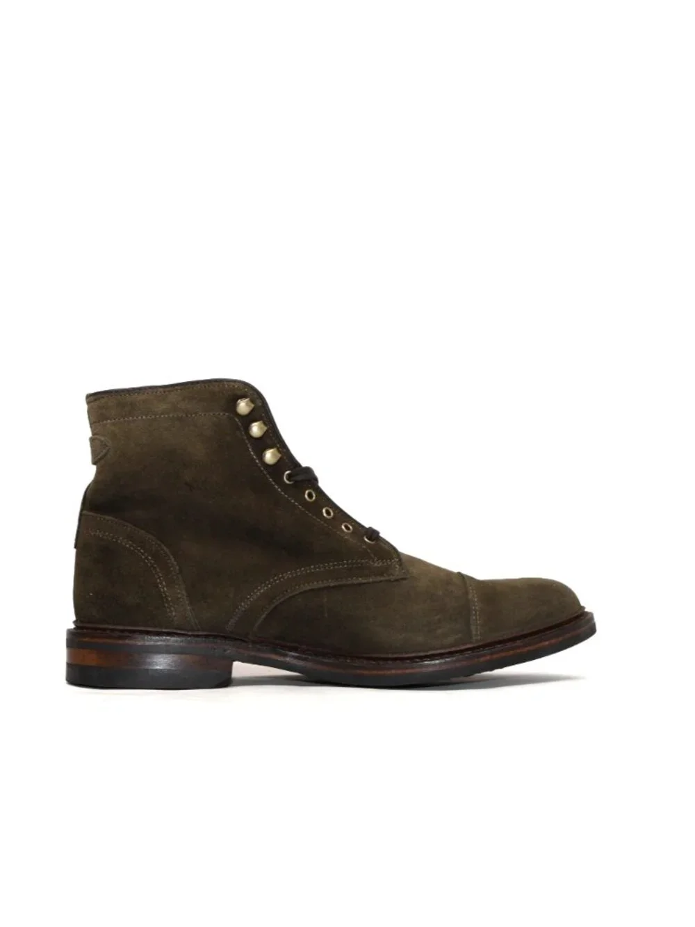 New! Allen Edmunds Landon Cap-toe Boot Military Green Sz 9 D 5840 DD538 Made USA